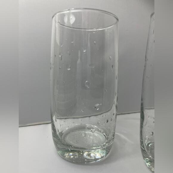Pair Bubble Glass Drinking Glasses for Tea or Water - Picture 3 of 9